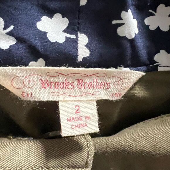 Brooks Brothers Olive Pencil Skirt #DO194 - Picture 7 of 7